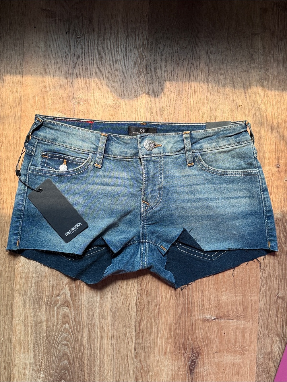 True Religion Joey Shorts low rise denim shorts
